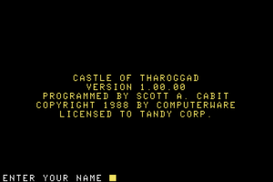 Castle of Tharoggad 0