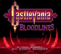 Castlevania: Bloodlines 1
