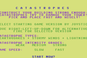 Catastrophes 1