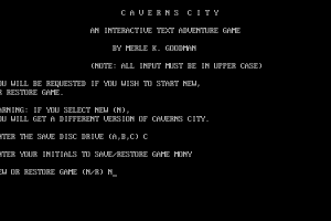 Caverns City 0