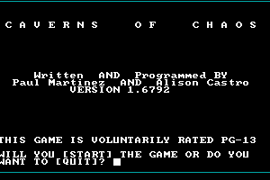 Caverns of Chaos 0