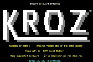 Caverns of Kroz II 1
