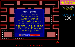 play ms pacman