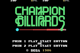 Champion Billiards 0