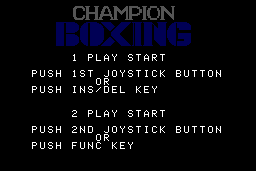 Champion Boxing 0