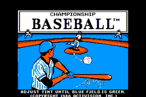 Championship Baseball 0