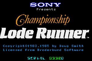 Championship Lode Runner 0