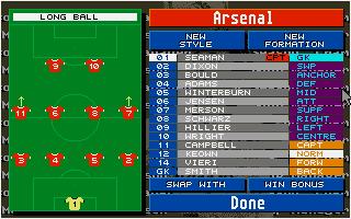 Championship Manager '94: End of Season Edition