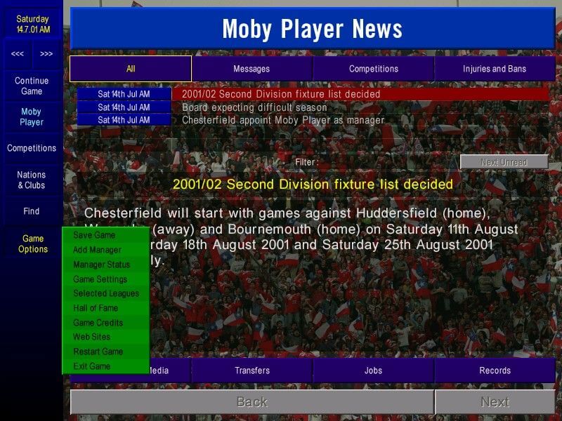 Championship Manager: Season 01-02 (PC CD)