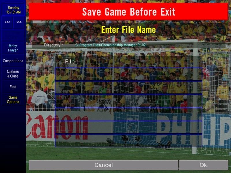 Championship Manager 00/01 - Download Grátis - FMPortugal