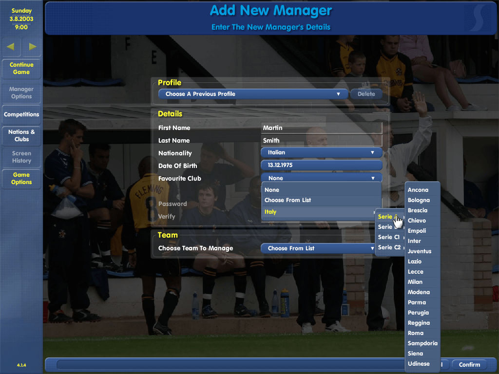 Championship Manager 03/04 Updates