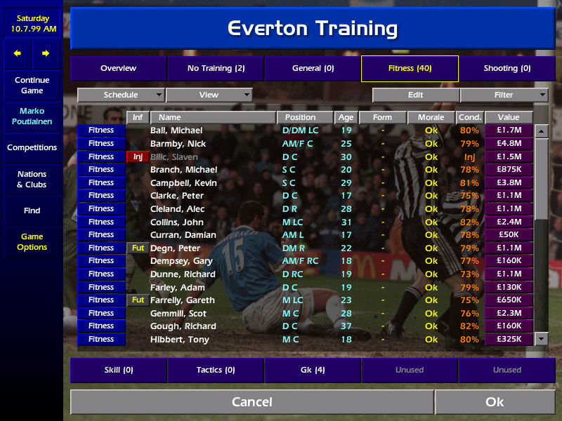 Championship Manager: Season 99/00 (Windows) - Abandonware