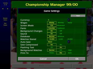Championship Manager: Season 99/00 2