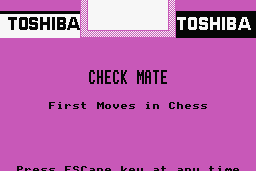 Checkmate! First Moves in Chess 1