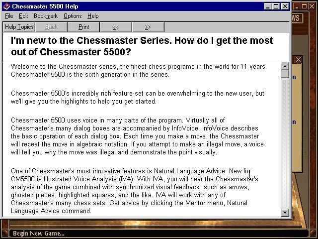 Download Chessmaster 5500 (Windows) - My Abandonware