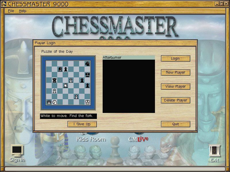 Chessmaster 9000 PC CD-Rom 2 CDs