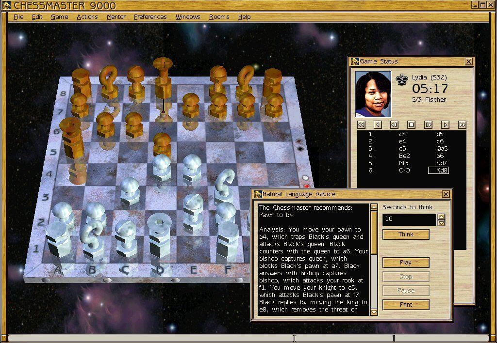 Chessmaster 9000, Compatibility Database