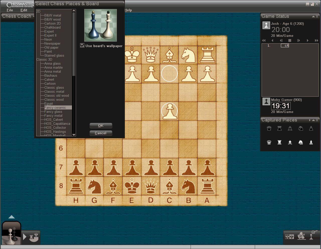 Screenshot of Chessmaster: Grandmaster Edition (Windows, 2007