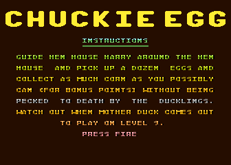 Chuckie Egg 1