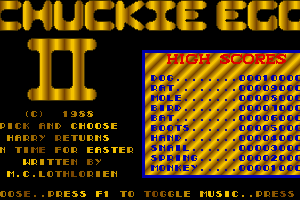 Chuckie Egg II 1