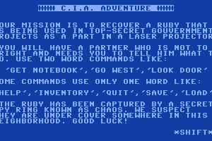 C.I.A. Adventure 1