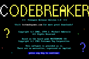 Codebreaker 1