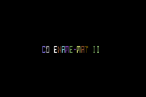 Codename MAT II 0