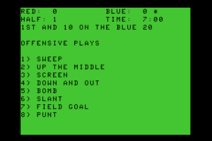 Color Bowl Football abandonware