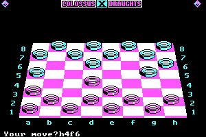 Colossus X Draughts abandonware