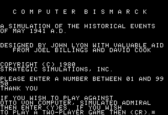 Computer Bismarck 1