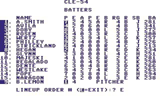 Computer Statis Pro Baseball abandonware