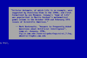Conway's Game of Life abandonware