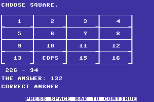 Cops and Robbers: Police Subtraction 4