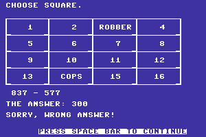 Cops and Robbers: Police Subtraction 5