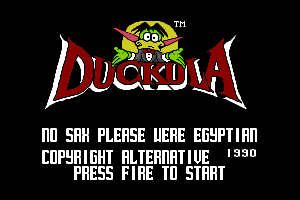 Count Duckula in No Sax Please - We're Egyptian abandonware