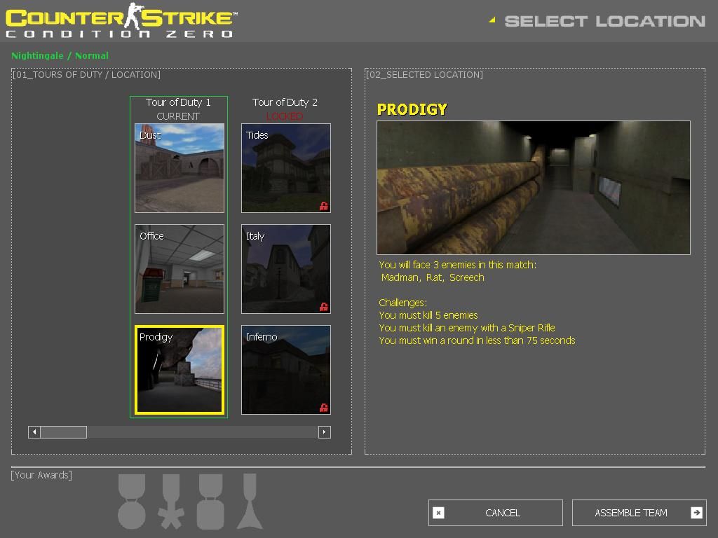 Screenshot of Counter-Strike: Condition Zero (Windows, 2004