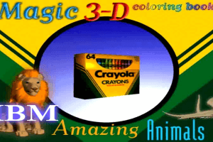 Crayola Magic 3D Colouring Book: Amazing Animals 0