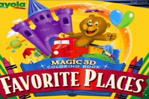 Crayola Magic 3D Colouring Book: Favourite Places 0