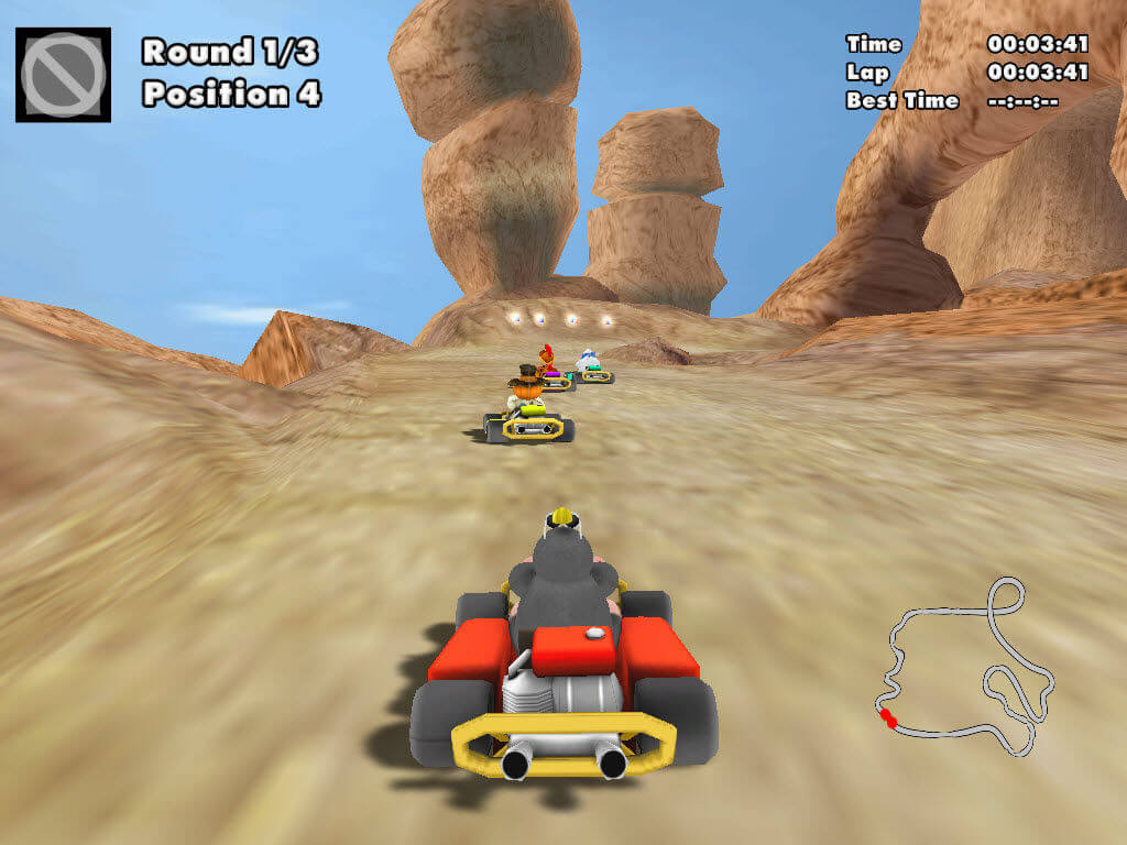 Game Classification : Crazy Chicken Kart 2 (2004)