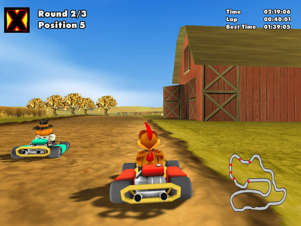 Download Crazy Chicken: Kart 2 (Windows) - My Abandonware