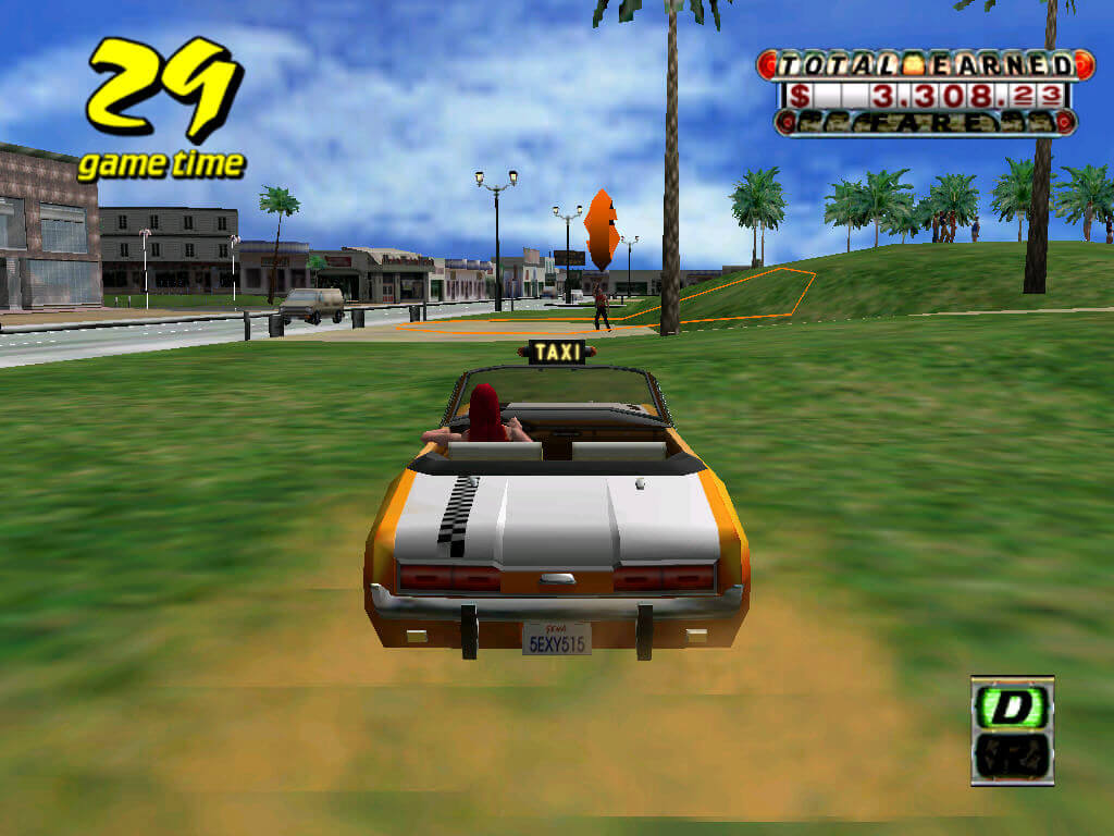 Play Crazy Taxi Classic on PC 