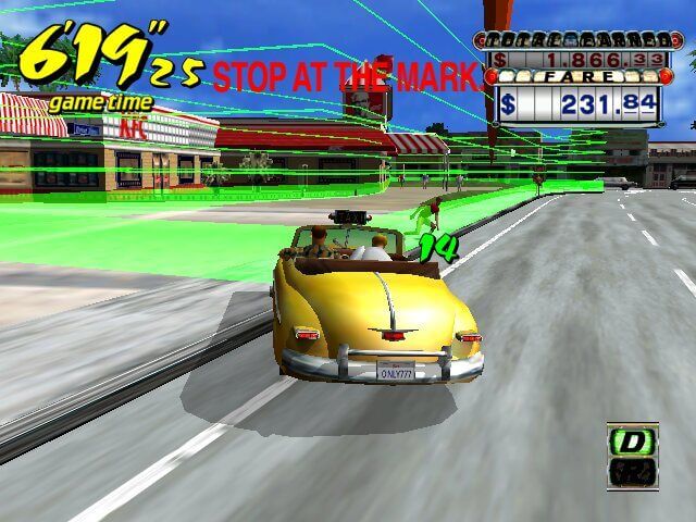 Play Crazy Taxi Classic on PC 