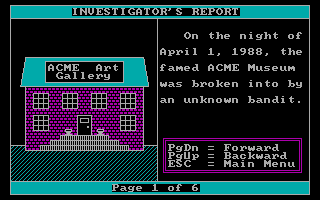 Crime Lab: Case of the Missing Masterpiece abandonware
