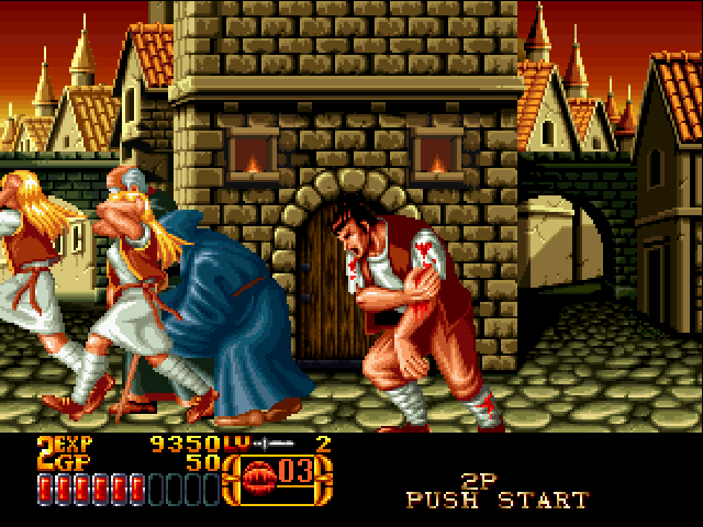 Crossed Swords 2 (bootleg of CD version) - MAME machine