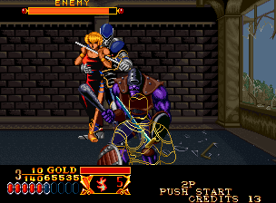 Crossed Swords (1991), Neo Geo Game