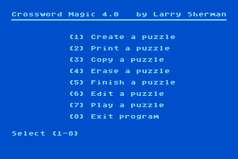 Crossword Magic abandonware