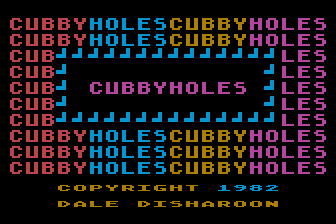 Cubbyholes 1