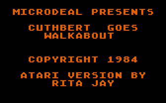 Cuthbert Goes Walkabout 0