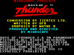 Days of Thunder 2