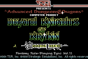 Death Knights of Krynn 0